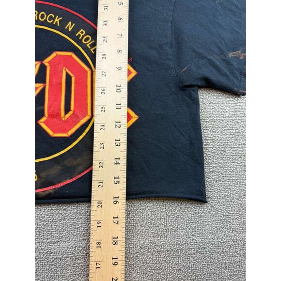 AC/DC T-Shirt Women's Medium Black High Voltage Rock & Roll Cotton Half Shirt - Picture 7 of 10